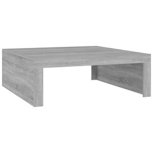 vidaXL Table basse Sonoma gris 100x100x35 cm Bois d'ing&eacute;nierie