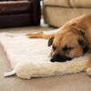 HuggleHounds Tapis pour chiens Polaire XXL Blanc laine