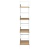 vidaXL Biblioth&egrave;que &agrave; 4 niveaux ch&ecirc;ne 60x27,6x124,5 cm bois ing&eacute;nierie