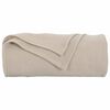 vidaXL Couvertures &agrave; jeter 6 pcs Beige 240 x 220 cm Toison