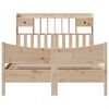 vidaXL Cadre de lit sans matelas 140x200 cm bois massif de pin