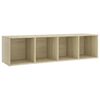 vidaXL Ensemble de meubles TV 4 pcs Ch&ecirc;ne sonoma Bois d'ing&eacute;nierie
