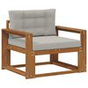 vidaXL Sofa de milieu ext&eacute;rieur Naturel 99 x 83 x 73 cm