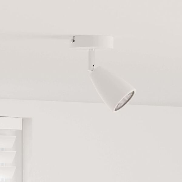 vidaXL Spot de plafond Blanc 25.5 x 8 x 16 cm M&eacute;tal