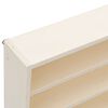 vidaXL Vitrine de collection en bois avec 6 &eacute;tag&egrave;res 100x8,5x55 cm