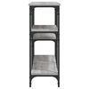 vidaXL Table console sonoma gris 160x29x75 cm bois d'ing&eacute;nierie