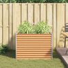 vidaXL Jardini&egrave;re sur&eacute;lev&eacute;e 98 x 100 x 68 cm Acier galvanis&eacute;