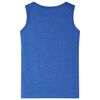 D&eacute;bardeur enfant m&eacute;lange bleu 116