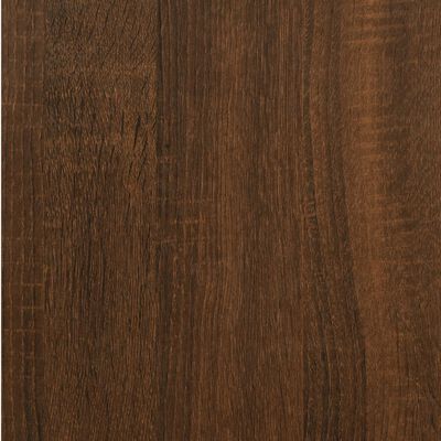 vidaXL Table de chevet chêne marron 40x35x70 cm bois d'ingénierie