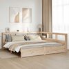 vidaXL Lit biblioth&egrave;que sans matelas 180x200 cm bois massif de pin