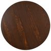 vidaXL Table de bistro Marron fonc&eacute; 80 cm MDF