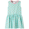 Robe pour enfants avec cordon de serrage menthe claire 140