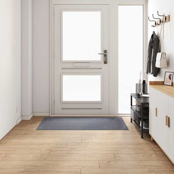 vidaXL Tapis Couloir Gris clair 80 x 150 cm tissu