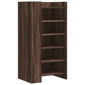 vidaXL Armoire &agrave; chaussures ch&ecirc;ne marron 52x37,5x100 cm