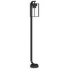 vidaXL Lampadaire d'ext&eacute;rieur noir 100 cm acier inoxydable