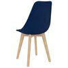 vidaXL Ensemble de salle &agrave; manger 7 pcs Bleu