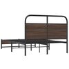 vidaXL Cadre de lit sans matelas 120x200 cm ch&ecirc;ne marron