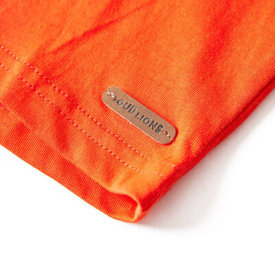 T-shirt enfants à manches longues orange vif 92