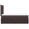 vidaXL Sommier &agrave; lattes de lit avec matelas Marron fonc&eacute; 80x200 cm