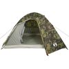 vidaXL Tente de camping &agrave; d&ocirc;me 3 personnes camouflage imperm&eacute;able