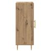 vidaXL Buffet ch&ecirc;ne artisanal 34 x 34,5 x 90 cm Bois d'ing&eacute;nierie