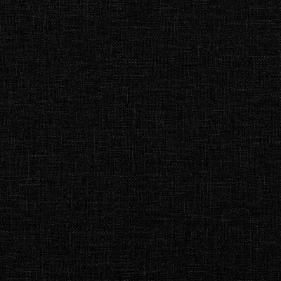 vidaXL Lit de repos noir 80x200 cm tissu