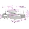 vidaXL Ensemble de canap&eacute; de jardin avec coussin 8 pcs Noir Poly rotin