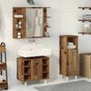 vidaXL Ensemble de meubles salle de bain 3 pcs bois d'ing&eacute;nierie