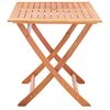 vidaXL Ensemble &agrave; manger d'ext&eacute;rieur 5pcs Gris Bois eucalyptus solide