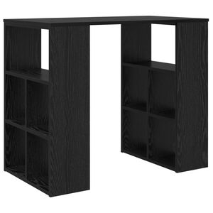 vidaXL Bureau Ch&ecirc;ne noir 90 x 50 x 75 cm Bois d'ing&eacute;nierie