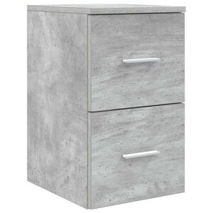 vidaXL Meuble de Salle de Bain In-between Gris b&eacute;ton 30 x 35 x 50 cm