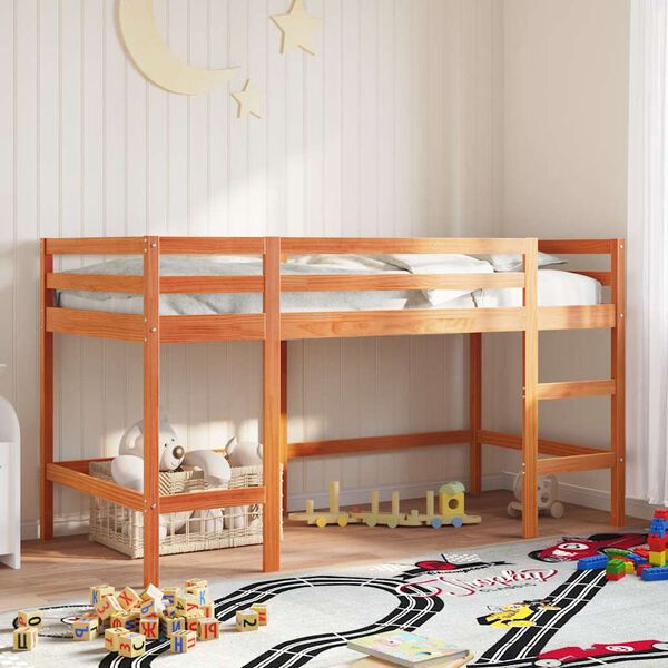 vidaXL Lit mezzanine d'enfants sans matelas avec échelle 80x200 cm