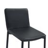 vidaXL Ensemble de bar 5 pcs Similicuir Noir