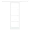 vidaXL Porte coulissante Blanc 73,5 x 211 cm