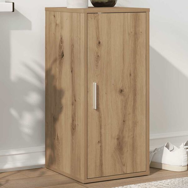 vidaXL Armoire à chaussures chêne artisanal bois d'ingénierie