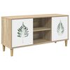vidaXL Meuble TV HANAU 102 x 33 x 50 cm Sonoma Bois d'ing&eacute;nierie