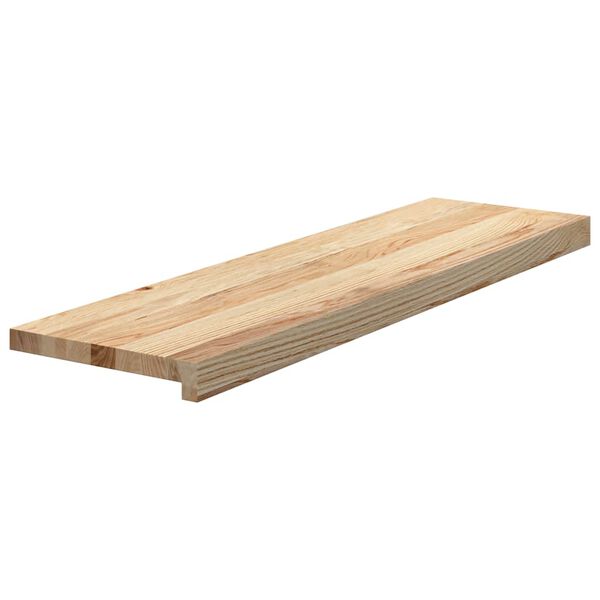 vidaXL Marches d'escalier 12pcs non trait&eacute; 90x30x2cm bois ch&ecirc;ne massif