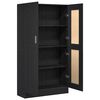 vidaXL Biblioth&egrave;que Ch&ecirc;ne noir 82,5 x 30,5 x 150 cm Bois d'ing&eacute;nierie