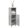 vidaXL Armoire de salle de bain gris b&eacute;ton 30x30x100 cm