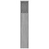 vidaXL Armoire de t&ecirc;te de lit Sonoma gris 220x18,5x104,5 cm