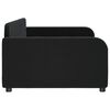 vidaXL Lit de repos sans matelas noir 90x200 cm velours
