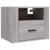 vidaXL Tables de chevet murales 2 pcs Sonoma gris 50x36x40 cm
