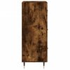 vidaXL Buffet Ch&ecirc;ne fum&eacute; 34,5x34x90 cm Bois d'ing&eacute;nierie