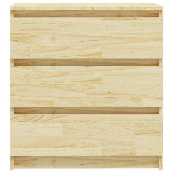 vidaXL Table de chevet 60x36x64 cm Bois de pin massif