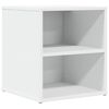 vidaXL Armoire d'angle blanc 160x40x45 cm bois d&rsquo;ing&eacute;nierie