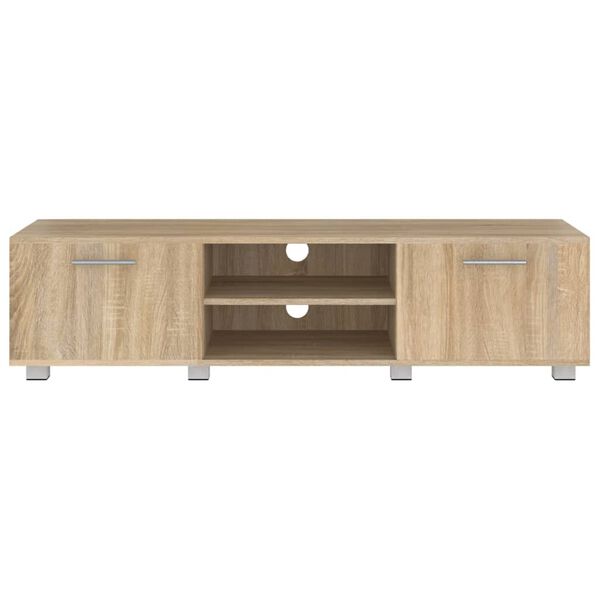 vidaXL Meuble TV Chêne sonoma 140x40x35 cm Bois d'ingénierie