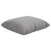 vidaXL Coussins de canap&eacute; lot de 4 gris 40x40 cm tissu