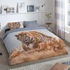 Good Morning Housse de couette TIGER 140x200/220 cm Multicolore