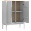 vidaXL Buffet FLORO Blanc 70 x 30 x 70,5 cm Bois de Pin Massif