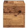 vidaXL Table de chevet murale vieux bois 45x26x28,5 cm